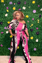 Load image into Gallery viewer, FUCHSIA DREAMS JUMPSUIT (PLUS SIZE)

