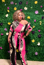 Load image into Gallery viewer, FUCHSIA DREAMS JUMPSUIT (PLUS SIZE)
