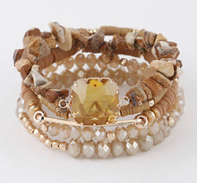 Load image into Gallery viewer, MULTI-CRYSTAL/STONE BRACELETS (5-PIECE)
