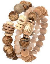 Load image into Gallery viewer, STONE BRACELETS-3 PIECE
