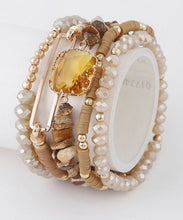 Load image into Gallery viewer, MULTI-CRYSTAL/STONE BRACELETS (5-PIECE)

