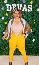 Load image into Gallery viewer, LIVING LIFE LIKE ITS GOLDEN PANTS--PLUS SIZE
